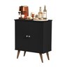 Buffet Aparador Cantinho Do Cafe Royal 2 Portas:BLACK - 1