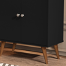 Buffet Aparador Cantinho Do Cafe Royal 2 Portas:BLACK - 5