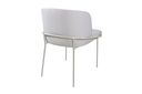 Ver imagem 4 de Kit 6 Cadeiras de Jantar Liz Linho Palha e Metal Champanhe