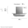 Coifa de Parede Electrolux 60cm de Vidro Efficient Ce6vx Inox 220v - 3