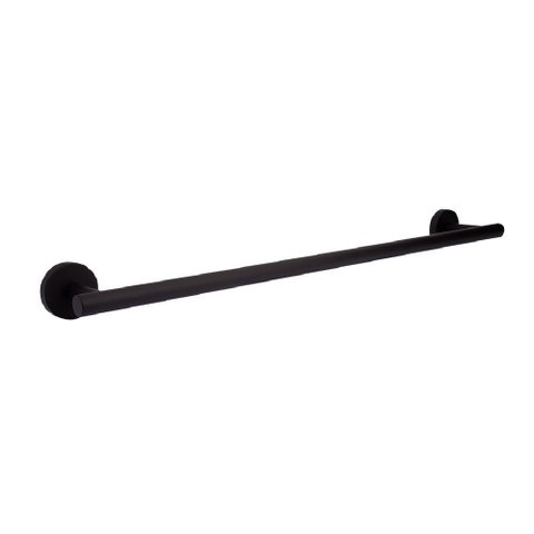 Porta Toalha Barra 60cm Fonte Preto Addra