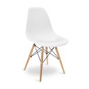 Ver imagem 2 de Mesa de Jantar 4 Lugares Natural Jade 90cm e Kit 4 Cadeiras Eiffel D03 - D'Rossi