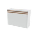 Ver imagem 1 de Balcão De Atendimento Para Loja 100% MDF 125x95x45 cm Comac - Branco/Teka