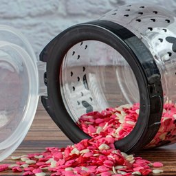 Jogo 2 Potes Flip Trava de Encaixe 1,1 Litros e 700ml - Plasútil - 2