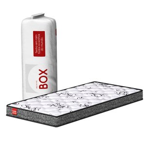 Colchão a Vácuo Tamanho Solteiro 188 X 88 X 14 Cm Quarto Moderno Conforto Premium Luxo