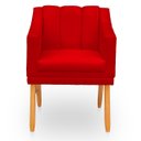 Ver imagem 6 de Kit Poltrona Cadeira para Sala Confortável e Moderna Mila Suede