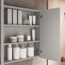 Ver imagem 3 de Armario Espelheira para Banheiro 100cm com 3 Portas Lavinia Arenas ES9290