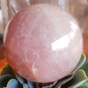 Ver imagem 1 de BOLA - QUARTZO ROSA CRISTAL QUARTZO ROSA