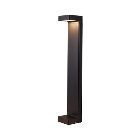 Luminária de Jardim Nordecor Elon 6490 60cm Led 5w Bivolt Preto 3000k Luz Amarela Preto 6490