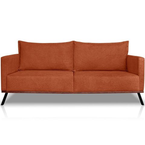 Sofa Aya 3 Lugares para Sala de Estar 220cm Boucle 3303 Ezz 3303