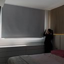 Ver imagem 3 de Persiana Rolo Blackout Cinza Napolis - 1,03m X 2,28m
