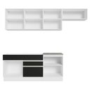 Ver imagem 7 de Armário de Cozinha Completa 260cm Branco/Preto Glamy Madesa 03