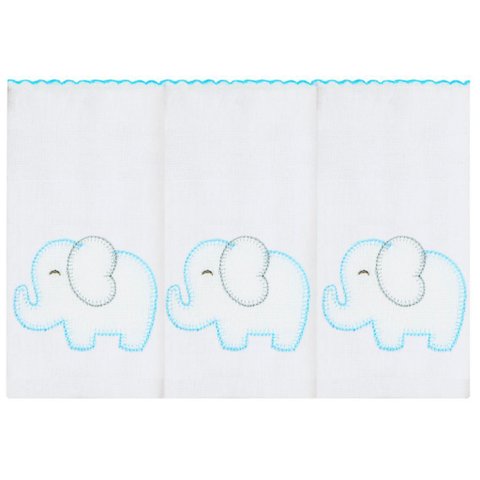 Jogo de Fralda de Ombro - Elefante Chevron:elefante Chevron Tiffany