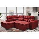 Ver imagem 1 de Sofá de Canto 2.60x2.36m Retrátil e Reclinável com Molas Cama inBox Platinum Esquerdo Suede