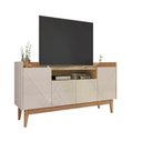 Ver imagem 1 de Rack Adria 158 Cm Cor:off White/noce