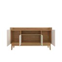 Ver imagem 6 de Rack Adria 158 Cm Cor:off White/noce