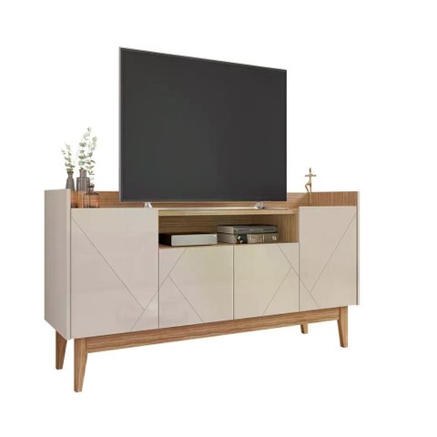 Rack Adria 158 cm Cor:Off White/Noce