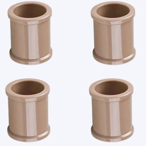 Luva Pvc 50mm Soldável Conexão Encanamento Kit 04 Un