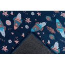 Ver imagem 3 de Tapete Quarto Infantil 1,00x1,50 Antider Domani Foguete