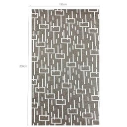 Tapete Antiderrapante para Escritório Sala Quarto 2x1,35m Algodão Lavável Cinza Odessa Branyl - 2