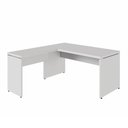 Ver imagem 2 de Mesa de Escritório 40mm em L Pés Painel F5 Office Cor:Cinza