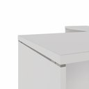 Ver imagem 4 de Mesa de Escritório 40mm em L Pés Painel F5 Office Cor:Cinza