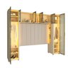 Guarda-roupa Modulado Reflecta 7 Portas 302,8cm X 240cm Mod 017 100% Mdf Innova - 18