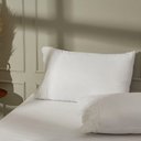 Ver imagem 1 de Jogo de Cama 3 Peças Acetinado Bordado Inglês Branco Lmpeter Queen
