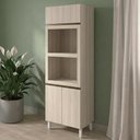 Ver imagem 2 de Torre Quente para Forno e Microondas MDF 72x221 cm Kali 168661 Bianco Toq Nicioli