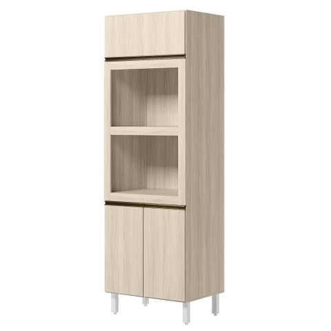 Torre Quente para Forno e Microondas MDF 72x221 cm Kali 168661 Bianco Toq Nicioli