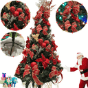 Ver imagem 1 de Árvore de Natal Enfeitada Luxo 120cm 180 Galhos Lindissima