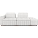Ver imagem 5 de Sofá Ilha com Puff Living 285cm Amber M03 Bouclê Branco