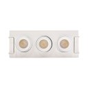Ver imagem 7 de Spot Led Embutir Kawi Retrátil Triplo Branco 6w 3000k Irc90 6688 Nordecor St3225