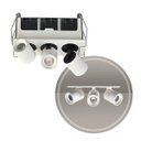 Ver imagem 4 de Spot Led Embutir Kawi Retrátil Triplo Branco 6w 3000k Irc90 6688 Nordecor St3225