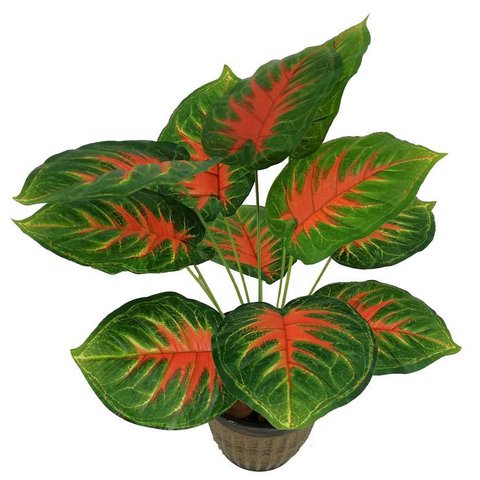 Árvore Folhagem Realista 53cm Arranjo e Vaso de Sala Plantas