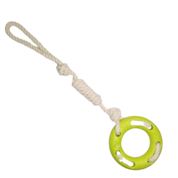Brinquedo Mordedor de Corda Laço para Cachorro - Verde - 2