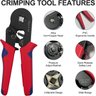 Kit Maleta Alicate Crimpar 1200 Terminais Ilhós 0,25 a 10mm - 6