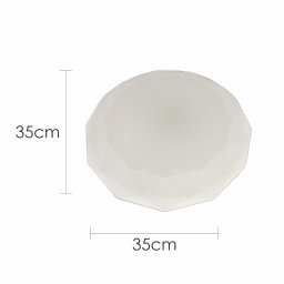 Plafon Sobrepor Redondo 24w 3000 4000 6000k Moderno Bivolt Lumier Star - 4