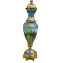 Ver imagem 7 de Par de Anforas + Centro de Mesa Azul Claro 44x12x12cm e 22x29x19cm