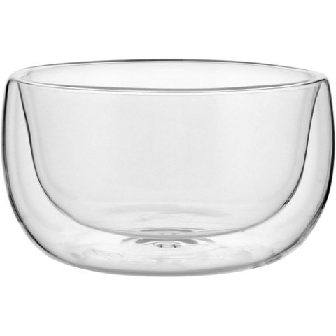 SALADEIRA 6x11x11cm 250ml BOROSILICATO TRANSPARENTE PAREDE DUPLA