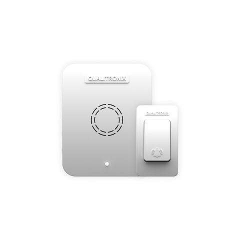 Campainha sem Fio 150 Metros de Alcance e 52 Toques Musicais Branca - Qualitronix