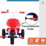 Triciclo Infantil Pedal 3 Rodas Passeio Bicicleta Segurança Jony - Baby Style - 7
