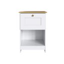 Ver imagem 7 de Mesa de Cabeceira Dormitório 1 Gaveta Americano Branco