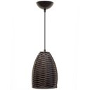 Ver imagem 1 de Pendente Junco Poptem Taça Tabaco Luminária Copo Lustre 22Cm Sala
