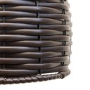 Ver imagem 5 de Pendente Junco Poptem Taça Tabaco Luminária Copo Lustre 22Cm Sala