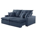 Ver imagem 1 de Sofá Retrátil e Reclinável Império 250 Cm Braço 25 Cm Meu Sofá Online