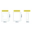 Ver imagem 4 de Quadro de Distribuição Andaluz 56 Din Embutir Barramento Trifásico 225a