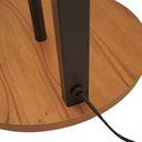 Ver imagem 7 de Luminária Decorativa Bivolt Base Aço Preta e Cúpula Palha