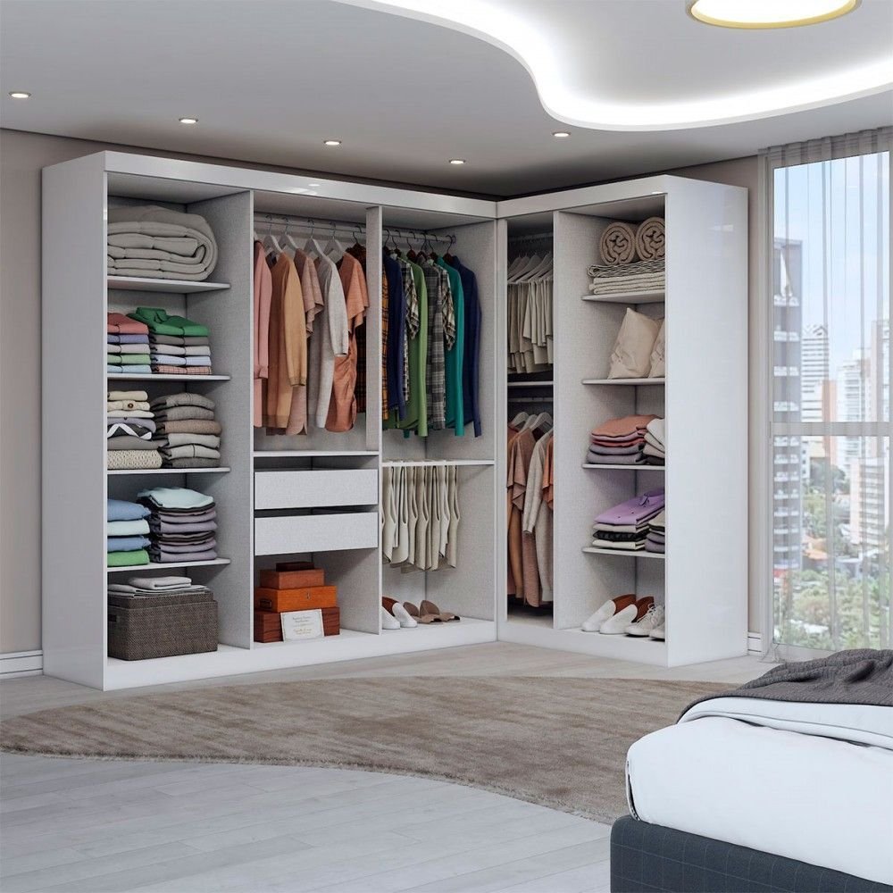 Guarda-roupa Casal Modulado Odisseia 9 Portas 2 Gavetas com