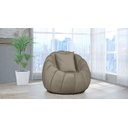 Ver imagem 4 de Poltrona Concha 100cm Base Fixa com Almofada Veludo: Bege
